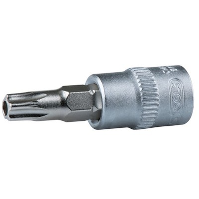 KS TOOLS 911.3966 3/8'' Bit-Stecknuss Torx mit Stirnlochbohrung, TB40