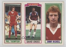 1981 Topps English League Phil Thompson David Cross Jimmy Nicholl #68-164-46 2a2