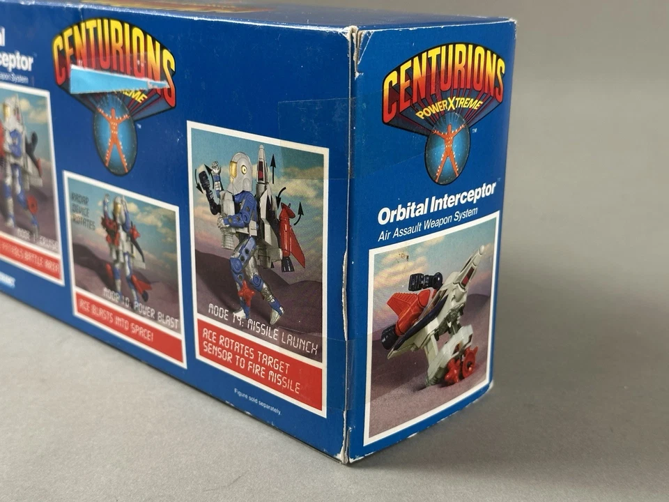 Sistema de armas interceptor orbital Kenner Centurions 1986 de colección nuevo en caja sellado Foto 4 de 4