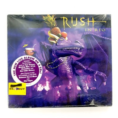 Rush in Rio by Rush (CD, 2003) 3-Disc Set Brand New Factory Sealed