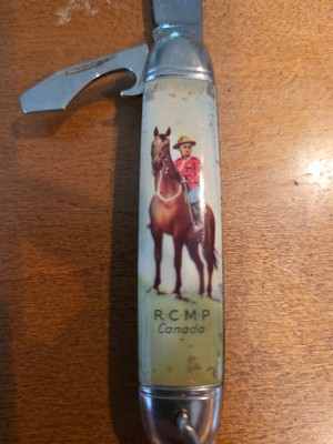 Vintage R.C.M.P. Royal Canadian Mounted Police Pocket Knife