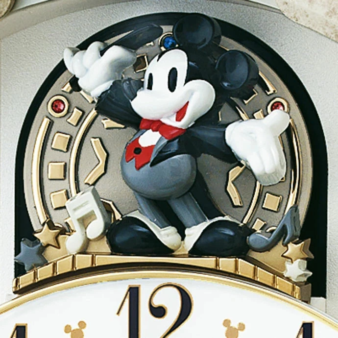 Seiko Clock Wall Mickey Mouse Radio FW580W 12 Songs Melody Japan Original - Image 4 of 4