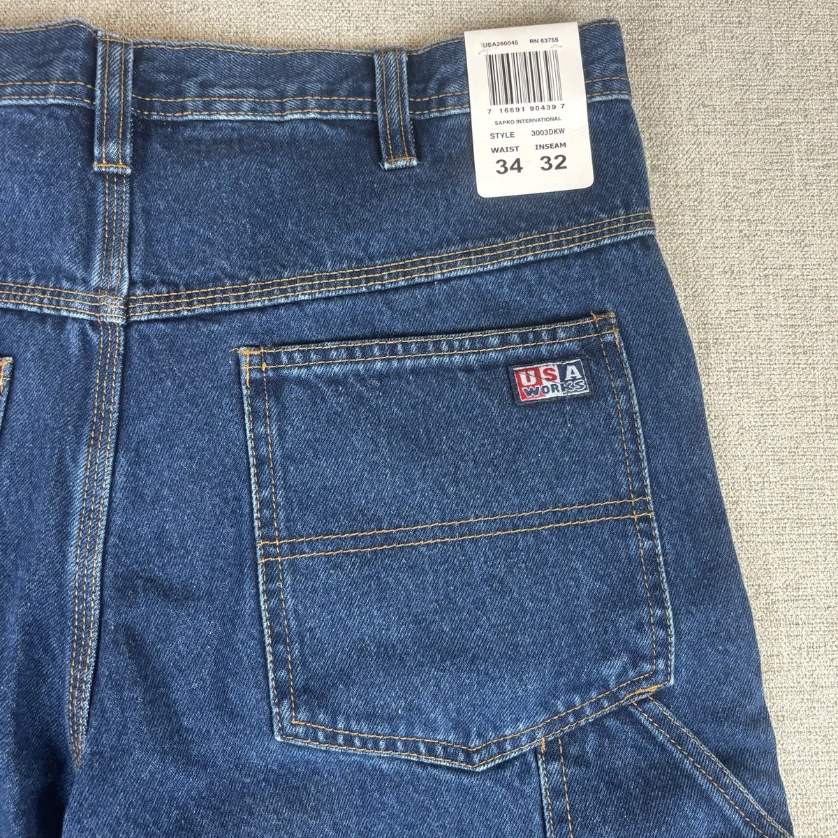 USA Works Regular Size Jeans for Men for sale | eBay