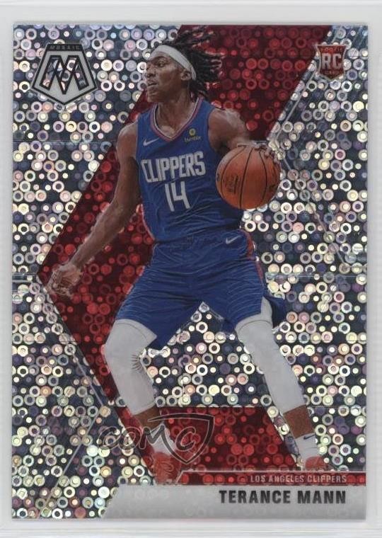 2019 Panini Mosaic Rookies Silver Fast Break Prizm Terance Mann #246 Rookie RC