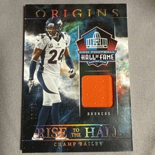 2023 Origins Champ Bailey Rise to the Hall Patch /99