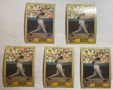 (5) BARRY BONDS- 1987 TOPPS # 320 - ROOKIE CARD- NM/MT!. rookie card picture