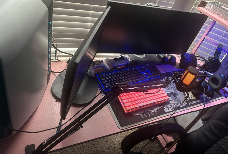 Dual 25-27.9in QHD 2560x1440 LCD Flat Gaming Monitors 144Hz 1ms HDMI/DP