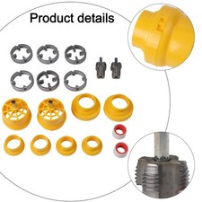 2 Set Electric Water Pipe Threading Tools for 4 & 6 Point PVC Pipe Projects