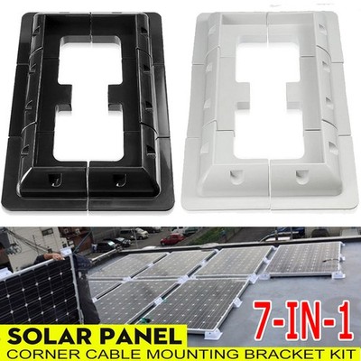 Solar Modul Panel Montage Halterung Camping Spoiler ABS Befestigung Wohnmobil