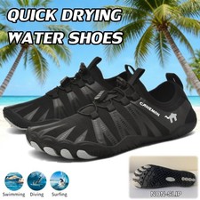 Men Quick Dry Non-slip Water Shoes Aqua Sock Beach Surfing Reef Swimming Diving