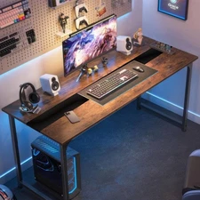 FunniHomi 70 in Computer Desk, Gaming Office Writing Work Desk for Home Office