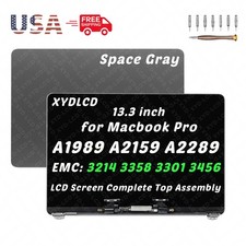 for MacBook Pro A2159 2019 EMC 3301 LCD Display Assembly Replacement Space Gray