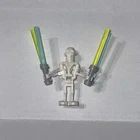 Lego  #7656 ~ Star Wars General Grievous Minifigure (SW0134a) ~ No Cape