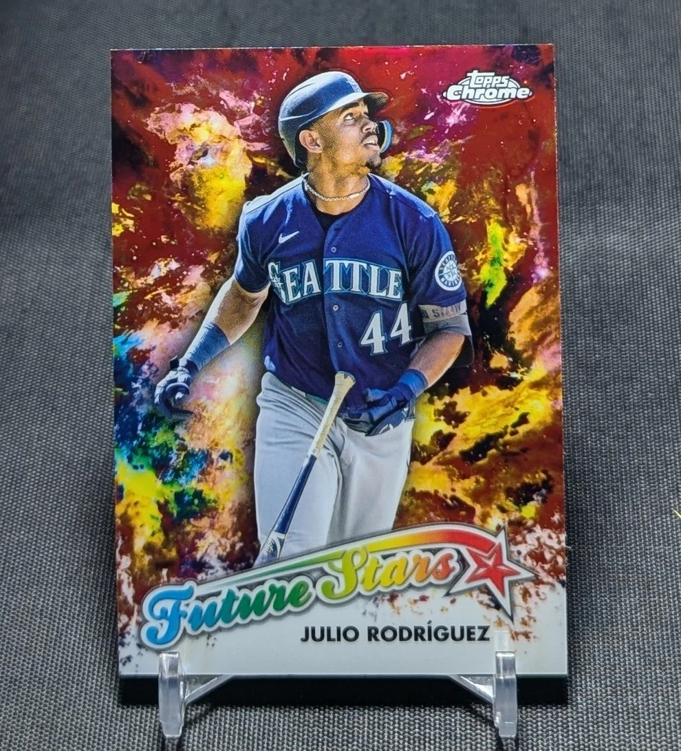 Julio Rodriguez Future Stars 2023 Topps Chrome Baseball #FS-13 Seattle Mariners