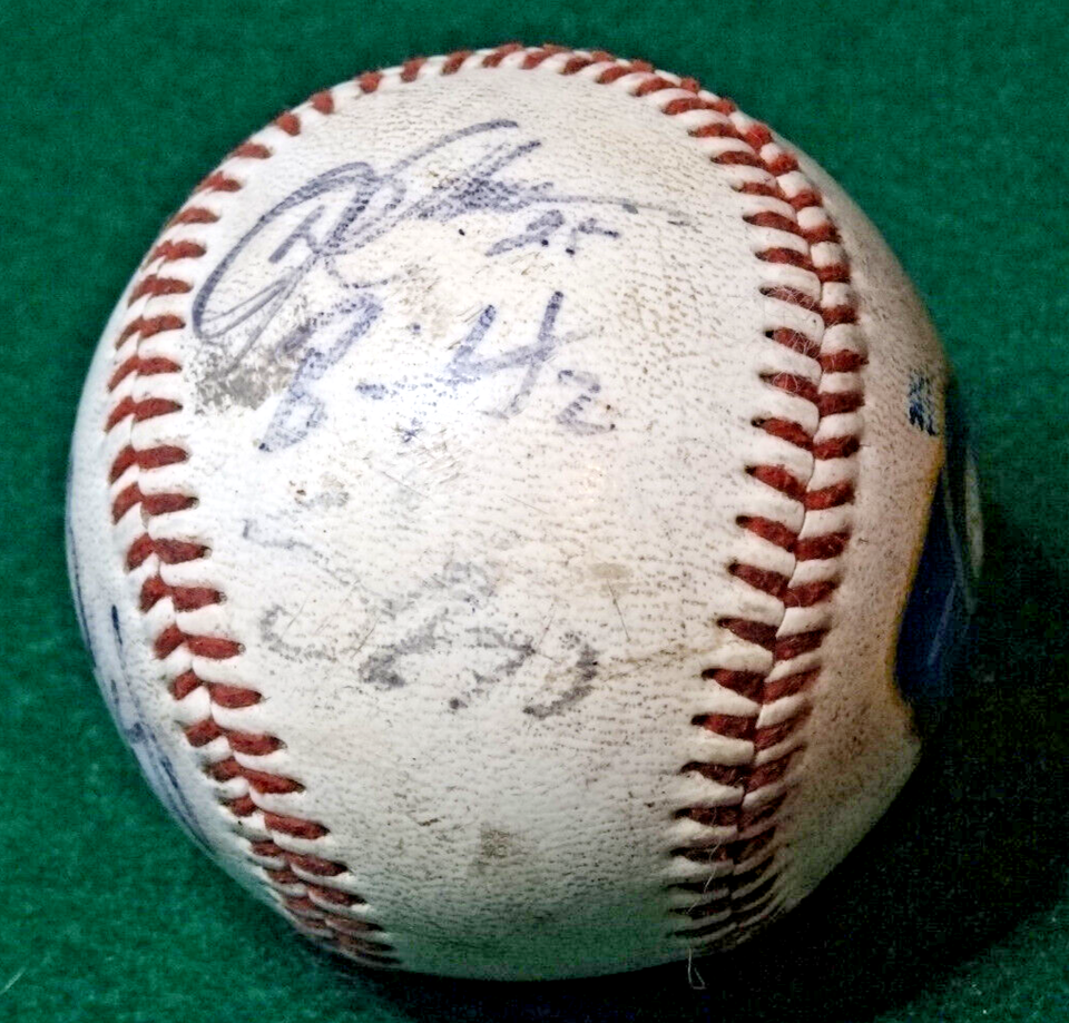 Milwaukee Brewers Baseball with multiple Autograph's and display case ...