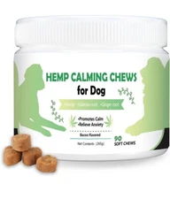 Tekola Dog Calming Chews Bacon Flavor Calming Chews for Dogs Anxiety Relief Aid