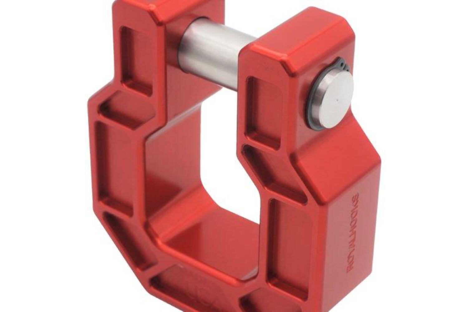 Royal Show Shackle - D Ring Hook - BILLET (Royal Hooks) RED
