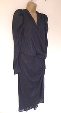 Joanna Hope Blue Shimmery Party Dress Sz 24 Nwt!