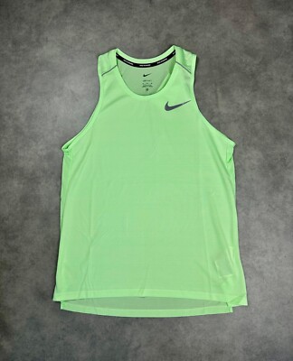 Nike Miler Tank Top/Vest Vapour Green AJ7562-316 S,M,L,XL