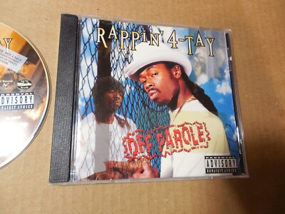 Rappin' 4-Tay Off Parole CD OOP Rap Hip Hop Promo 1996 Tested 1996