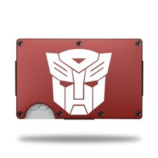 Custom Laser Engraved Wallet - TRANSFORMERS AUTOBOT - GREAT GIFT WALLET