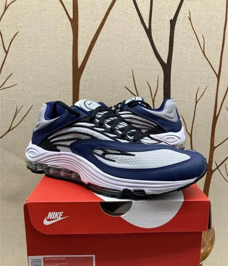 Feudal Interrupción Tomate 🔥Nike Air Tuned Max Midnight Navy/Metallic Silver/Grey Fog Mens Size 13  NWB 📦 | eBay