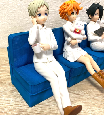 The Promised Neverland Norman Emma Ray Premium Figure 3 set Sega Anime New