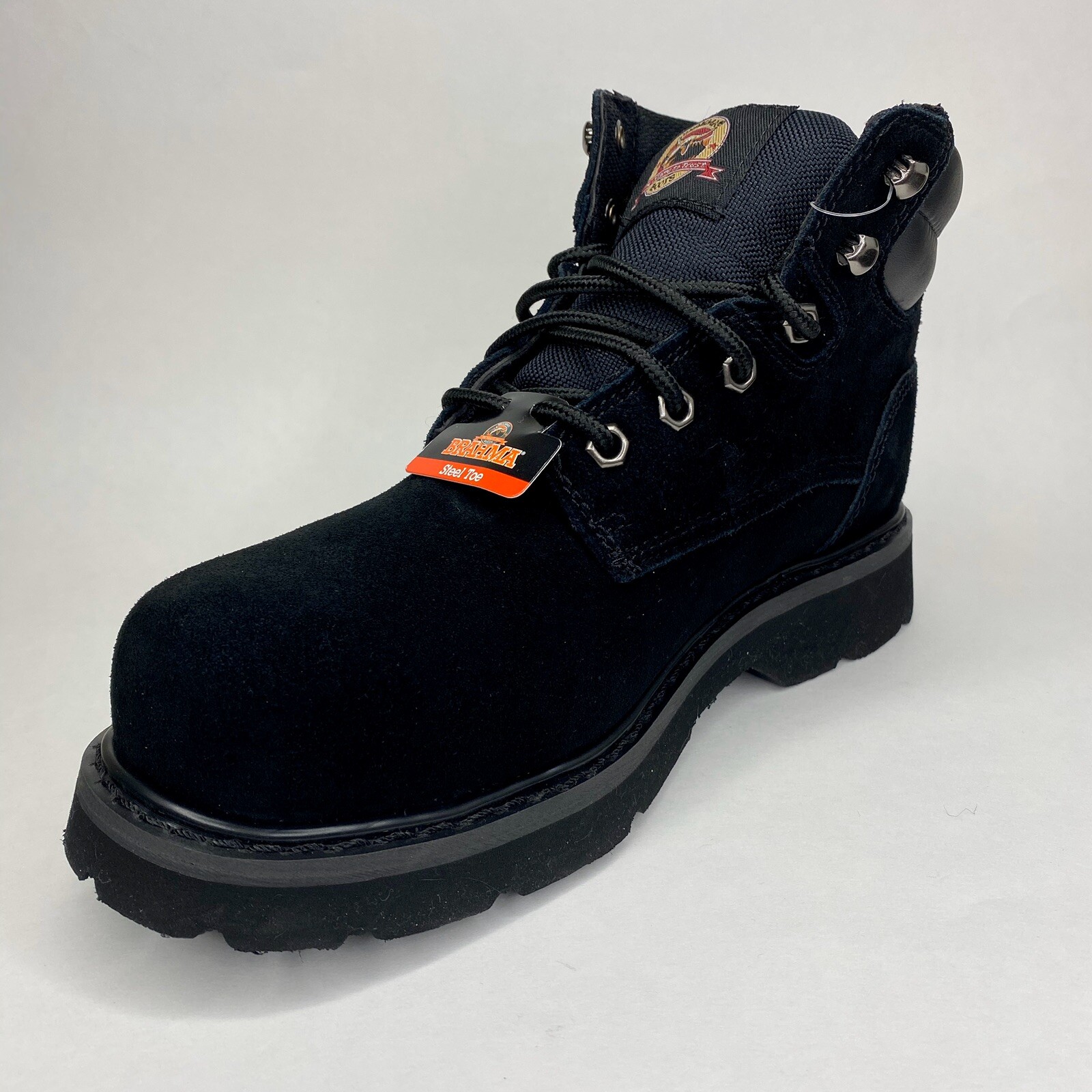 Botas Brahma Mujer Negras Work Boots Botas Brahma Punta De Acero