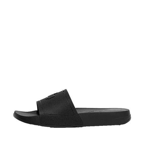 FitFlop New Iqushion Mens Leather Toe-Post Sandals Sz 10 EU43 Black MSRP $95 Men main image 4