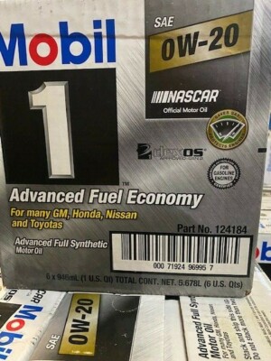 6 Quarts) Mobil 1 - 124184 Advanced Fuel Economy Engine Oil 0W20