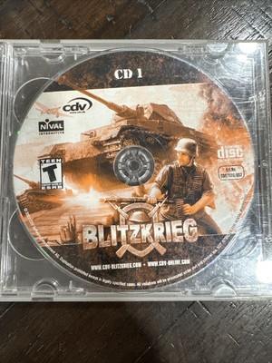 Blitzkrieg 2004 2 CD Set Computer Game CDV Nival Interactive Discs Only.