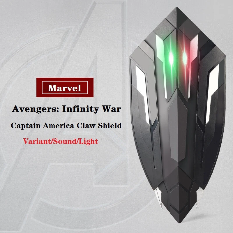 Marvel Capitán América Variante Garra Escudo Niños Juguete Sonido y Luz Escudo Regalo Foto 3 de 4