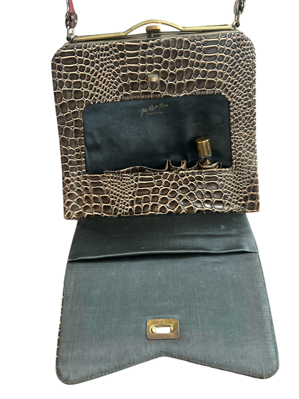 John Robert Powers Alligator Handbag Vintage - image 4