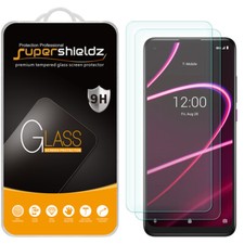 2-Pack Supershieldz Tempered Glass Screen Protector for T-Mobile Revvl 5G