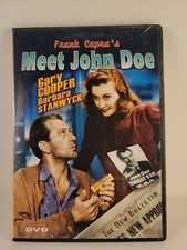 Meet John Doe DVD: Frank Capra's, Gary Cooper Barbara Stanwyck Drama B&W 1941