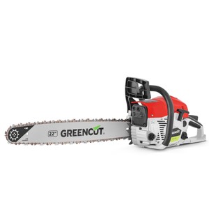 Motosierra gasolina 68cc 3,9cv espada 22" tala y poda ligera potente -GREENCUT