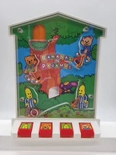 Vintage Tomy Bananas In Pajamas Pinball Toy Tested & Fully Working