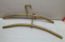 Antique Hanger Rare Handmade Solid Brass Dress Clothing Hangers Luxury Dressing