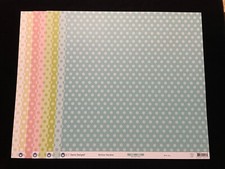 LI'L DAVIS DESIGNS "GLITTER GARDEN" 12X12 DS HEAVY PAPER