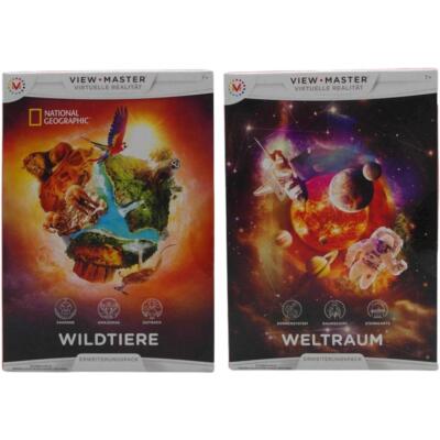 Mattel Games View-Master - Weltraum & Wildtiere Erweiterungspack