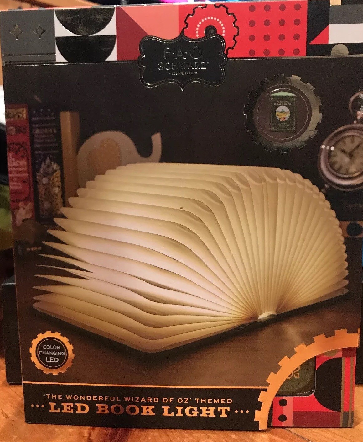 fao schwarz led book light