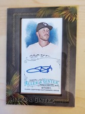 2016 Topps Allen & Ginter Trevor Story Mini Frame Auto RC