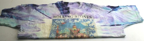 Vintage Rolling Stones Voodoo Lounge 1994 Gr. XL T-Shirt Baumwolle Batik Farbe - Bild 9 von 10