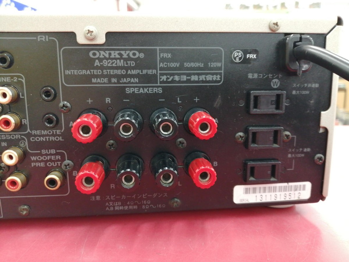 ONKYO A-922M LTD ONKYO A-922M LTD アンプ/チューナー/Wカセット