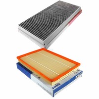 Mahle / Knecht Set Filterpaket Innenraumfilter LAK 62 Luftfilter LX 2036