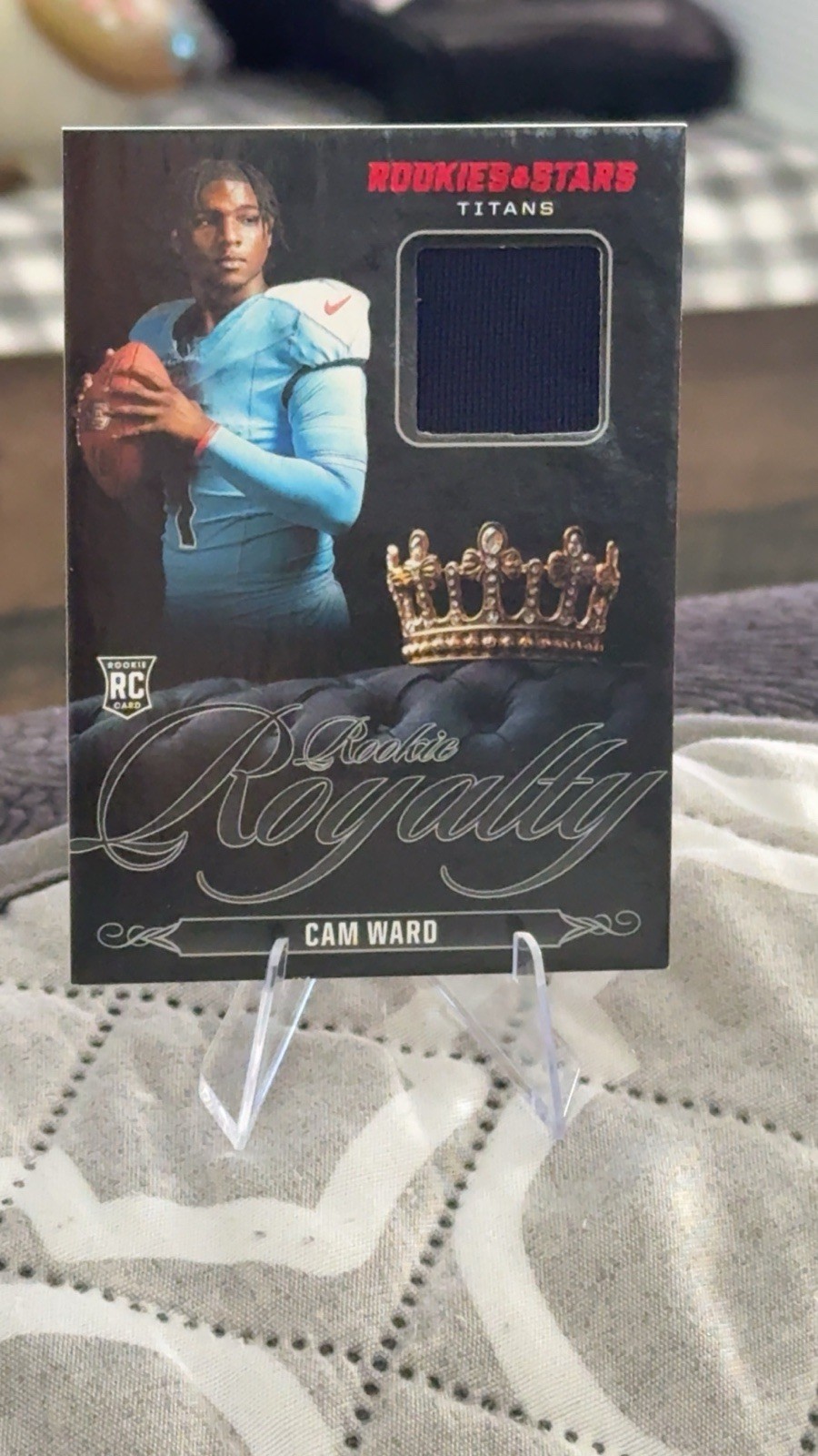 2025 Panini Rookies & Stars Rookie Royalty Cam Ward #RR-CWD MEM