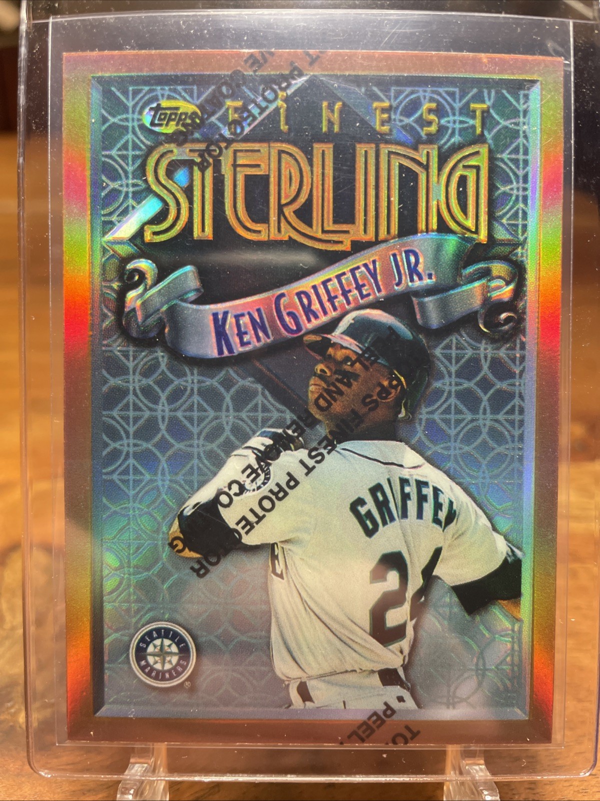 1996 Topps Finest Ken Griffey Jr. #24 RARE BRONZE REFRACTOR with Coating MINT