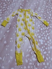 Little Sleepies Sunshine Zippy 6-12 Months Bamboo Pajamas