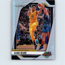 2024 Panini Prizm WNBA Alana Beard #85 Silver Prizm Los Angeles Sparks