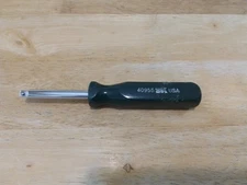 SK Tools 1/4" Spinner/Driver #40955 Green Handle Pre-owned 